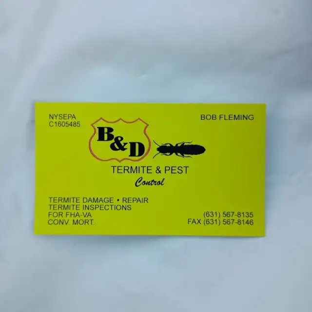 B & D Termite & Pest Control — Lexington