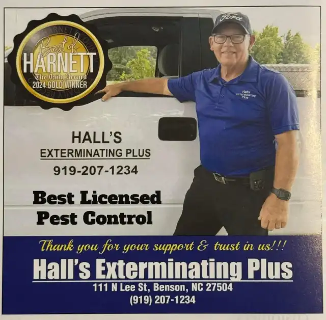 Hall’s Exterminating Plus LLC — Benson